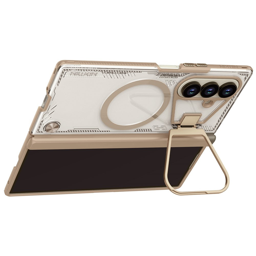 MagSafe futrola za Samsung Galaxy Z Fold7 F966, Nillkin, Iceblade Prop sa izrezom za kameru, Braon