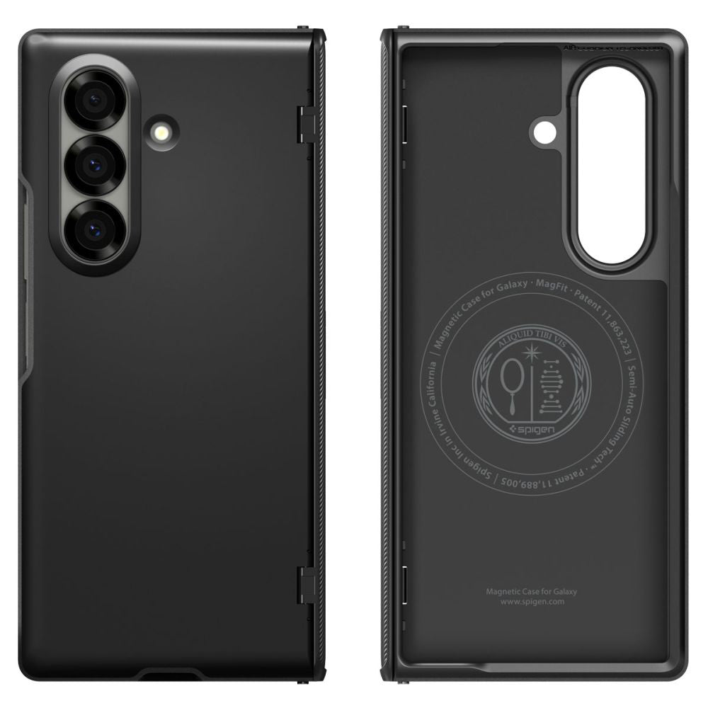 Husa MagSafe za Samsung Galaxy Z Fold7 F966, Spigen, Slim Armor Pro, Crna