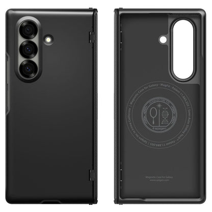 Husa MagSafe za Samsung Galaxy Z Fold7 F966, Spigen, Slim Armor Pro, Crna