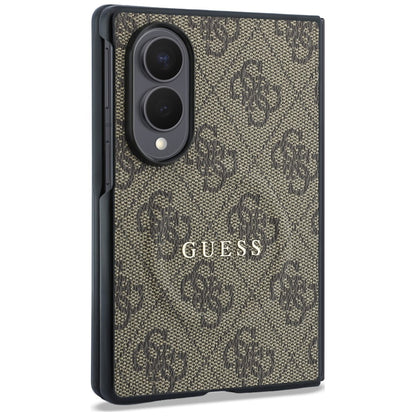 MagSafe futrola za Samsung Galaxy Z Fold8 F971, Guess, 4G Leather Classic, Braon