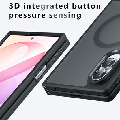 MagSafe futrola za Samsung Galaxy Z Fold8 F971, Techsuit, PureFrost, Crna Satenska