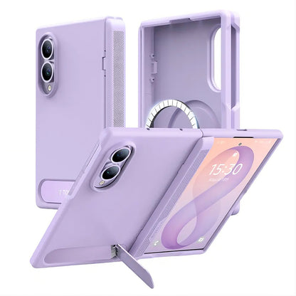 MagSafe futrola za Samsung Galaxy Z Fold8 F971, Torras, Ostand L1 Guardian, Svetlo Ljubičasta