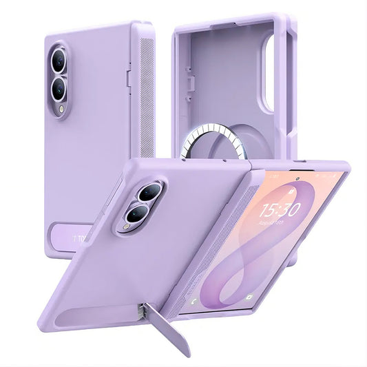 MagSafe futrola za Samsung Galaxy Z Fold8 F971, Torras, Ostand L1 Guardian, Svetlo Ljubičasta