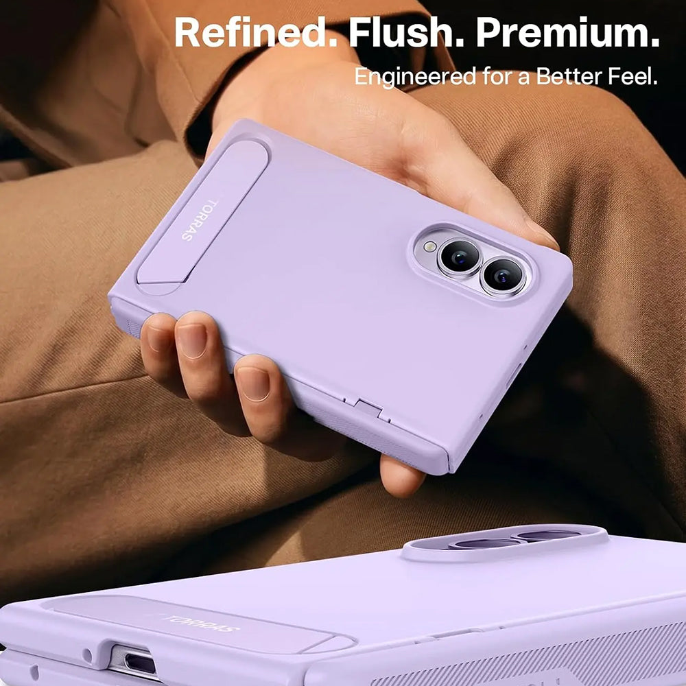 MagSafe futrola za Samsung Galaxy Z Fold8 F971, Torras, Ostand L1 Guardian, Svetlo Ljubičasta
