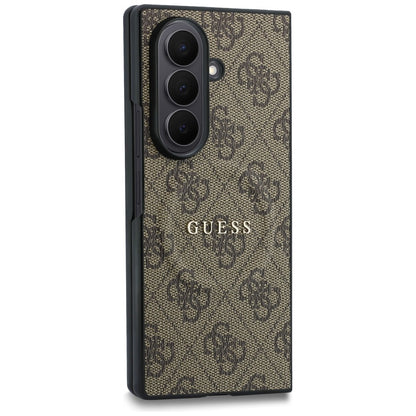 MagSafe futrola za Samsung Galaxy Z Fold8 Ultra F976, Guess, 4G Leather Classic, Braon