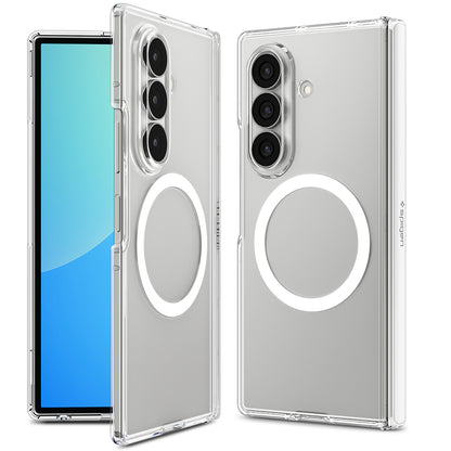 MagSafe futrola za Samsung Galaxy Z Fold8 Ultra F976, Spigen, Ultra Hybrid Pro, Providna Bela ACS11506