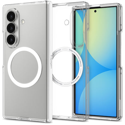 MagSafe futrola za Samsung Galaxy Z Fold8 Ultra F976, Spigen, Ultra Hybrid Pro, Providna Bela ACS11506