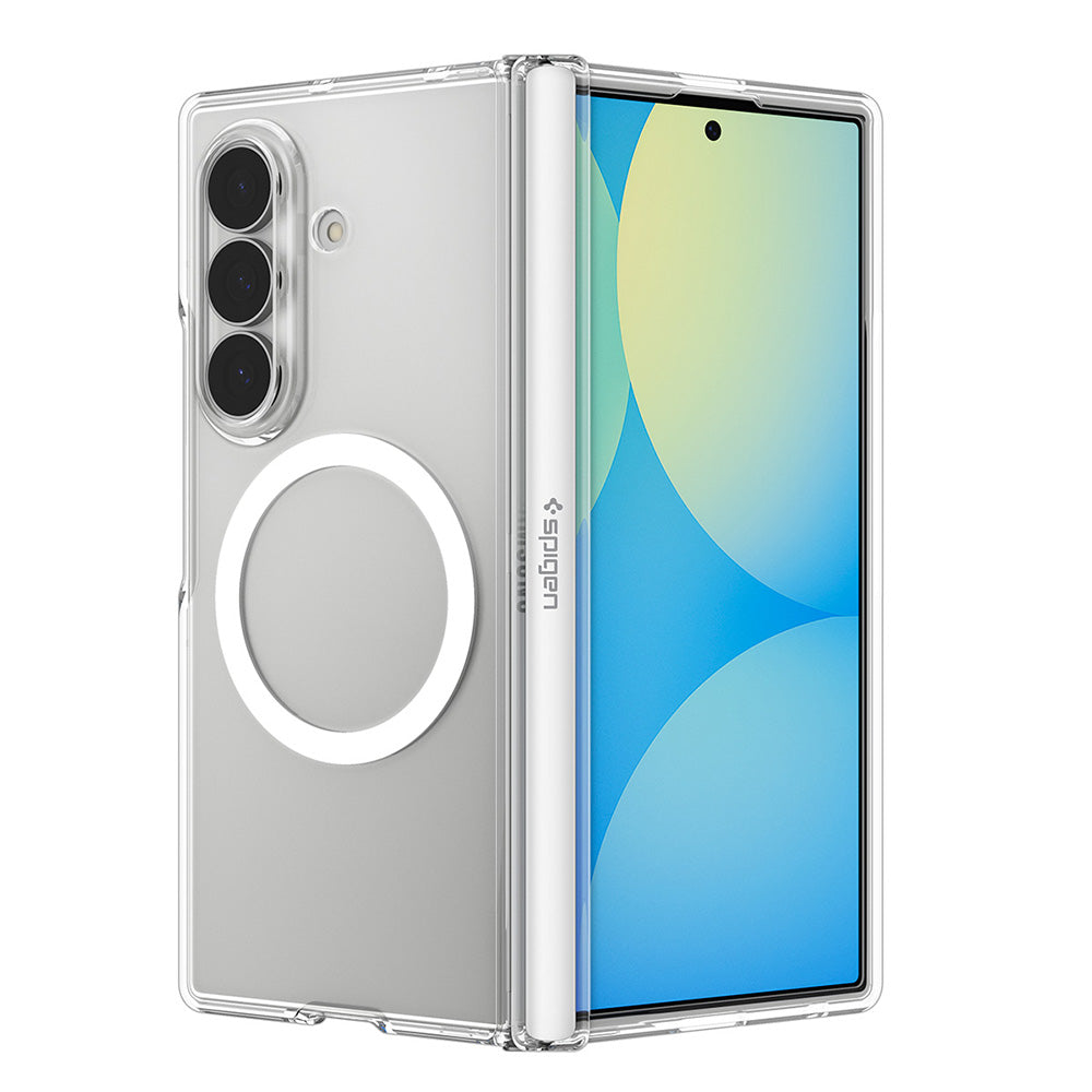 MagSafe futrola za Samsung Galaxy Z Fold8 Ultra F976, Spigen, Ultra Hybrid Pro, Providna Bela ACS11506