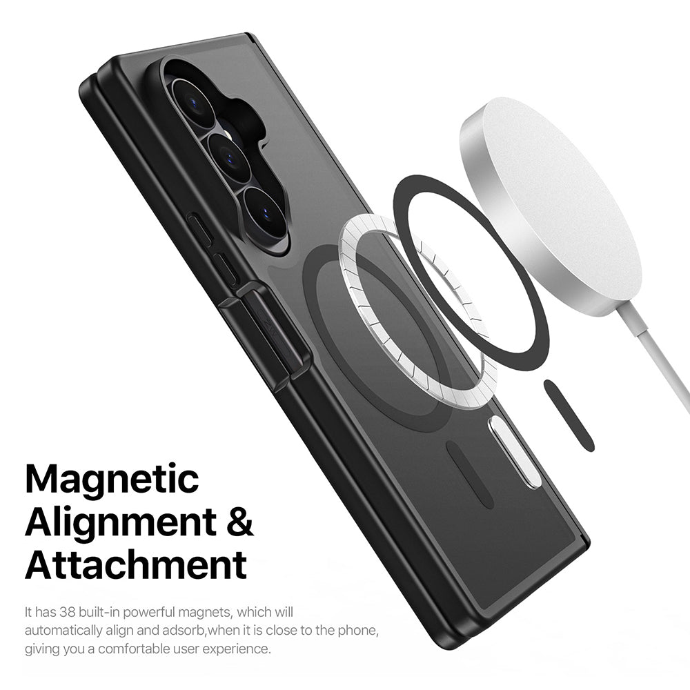 MagSafe futrola za Samsung Galaxy Z Fold8 Ultra F976 / Z Fold7 F966, DUX DUCIS, Yind, Crna