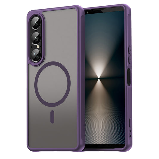 MagSafe futrola za Sony Xperia 1 VII, Techsuit, HaloFrost II, Ljubičasta
