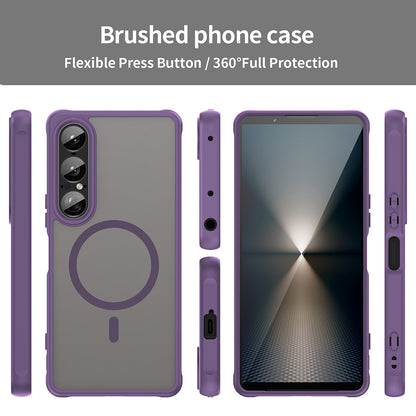 MagSafe futrola za Sony Xperia 1 VII, Techsuit, HaloFrost II, Ljubičasta