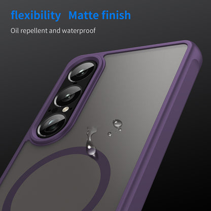 MagSafe futrola za Sony Xperia 1 VII, Techsuit, HaloFrost II, Ljubičasta
