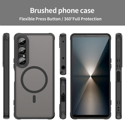 MagSafe futrola za Sony Xperia 1 VII, Techsuit, HaloFrost II, Crna
