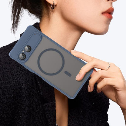 Futrola MagSafe za Sony Xperia 10 VII, Techsuit, HaloFrost II, Tamnoplava