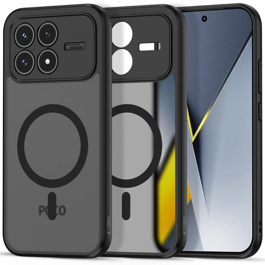 Futrola MagSafe za Xiaomi Poco F8 Pro, Tech-Protect, Magmat, Crna