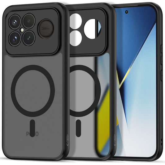 Futrola MagSafe za Xiaomi Poco F8 Ultra, Tech-Protect, Magmat, Crna