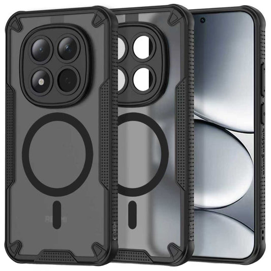 Futrola MagSafe za Xiaomi Redmi Note 15 Pro 5G, Tech-Protect, Rugged Shield, Crna