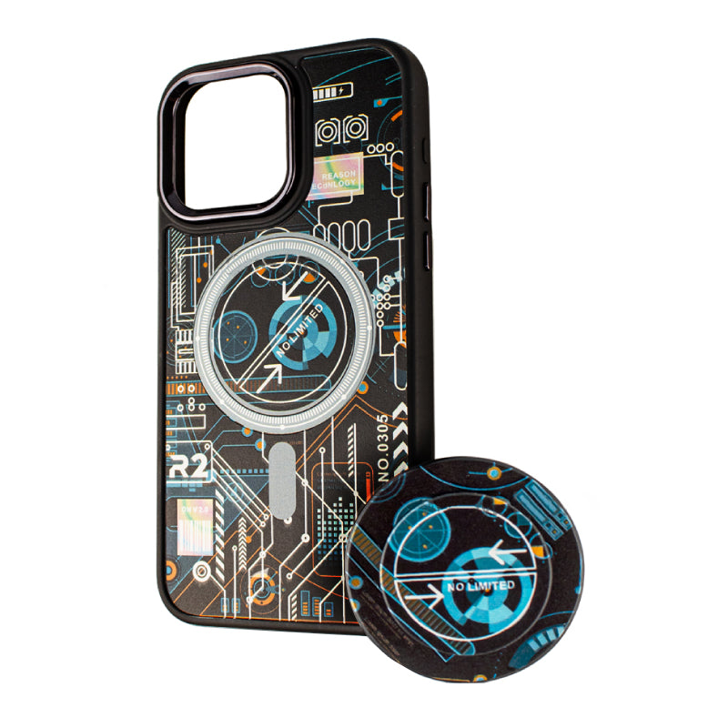 MagSafe futrola za Xiaomi Redmi A2 / A1, BOTER, MagPopsocket Technology, Višebojna