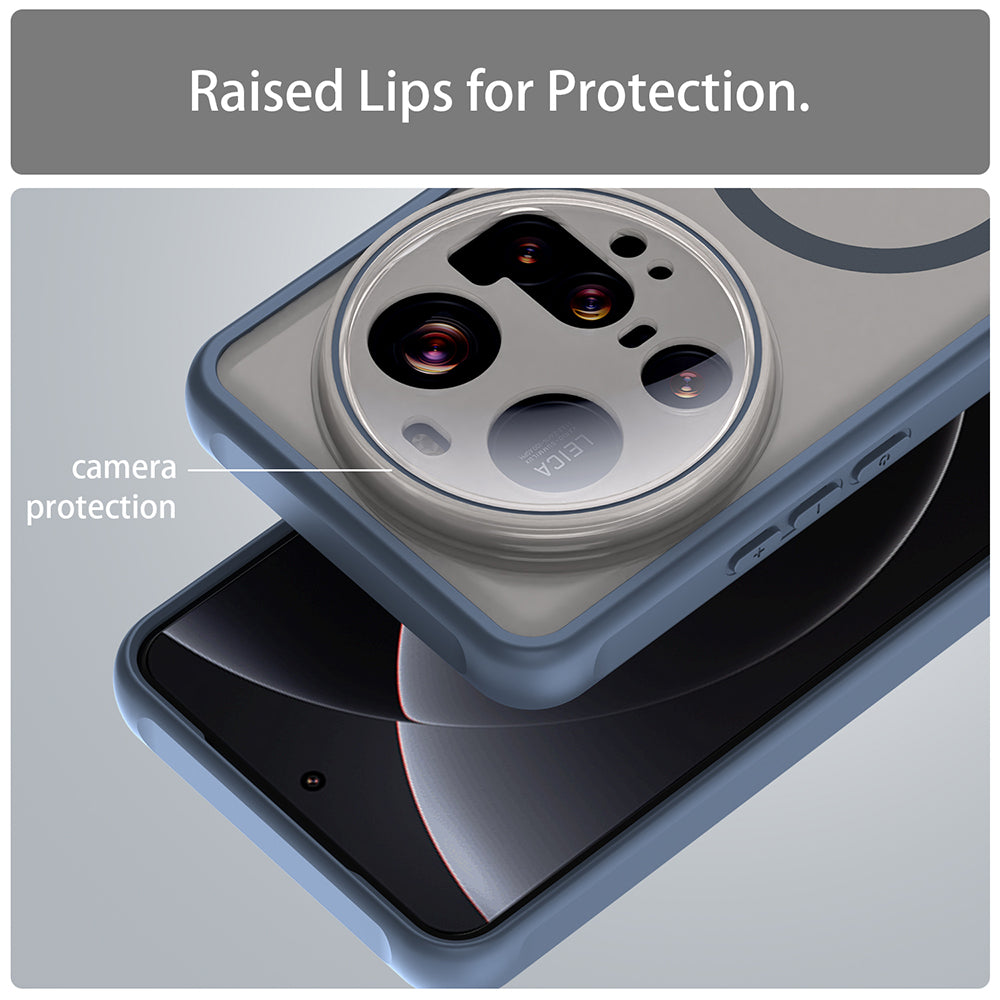 Futrola MagSafe za Xiaomi 15 Ultra, Techsuit, HaloFrost II, Teget
