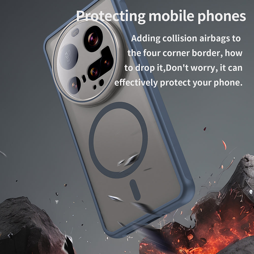 Futrola MagSafe za Xiaomi 15 Ultra, Techsuit, HaloFrost II, Teget