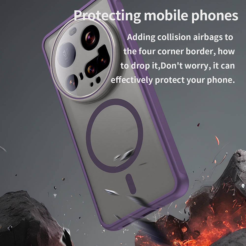 MagSafe futrola za Xiaomi 15 Ultra, Techsuit, HaloFrost II, Ljubičasta
