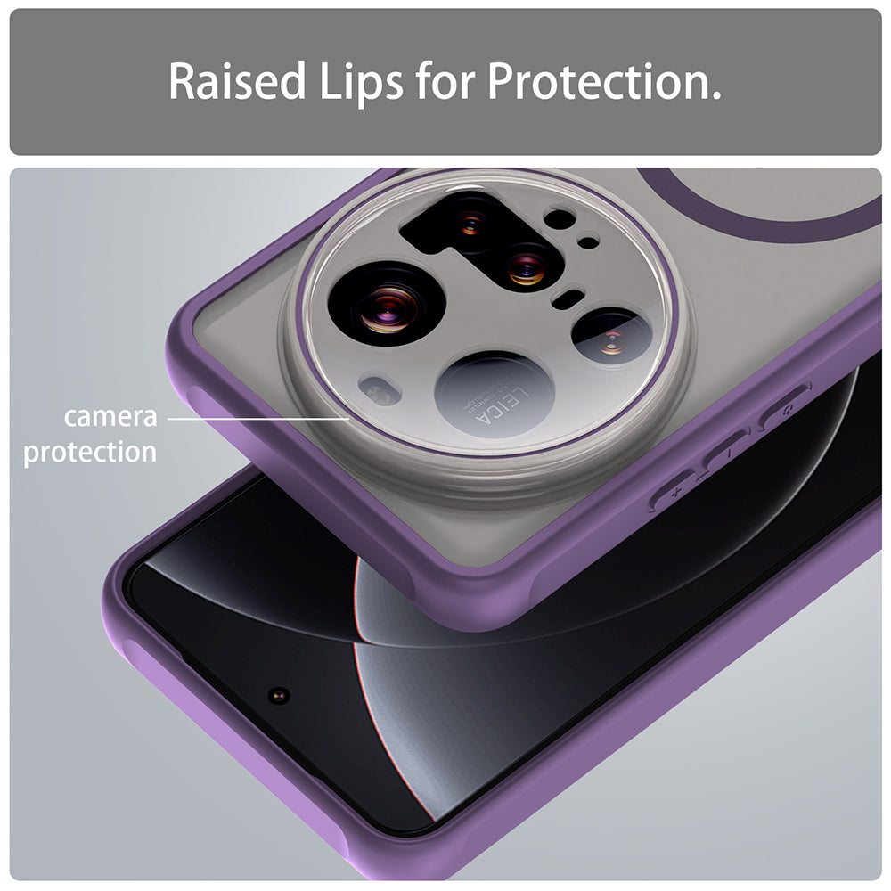 MagSafe futrola za Xiaomi 15 Ultra, Techsuit, HaloFrost II, Ljubičasta