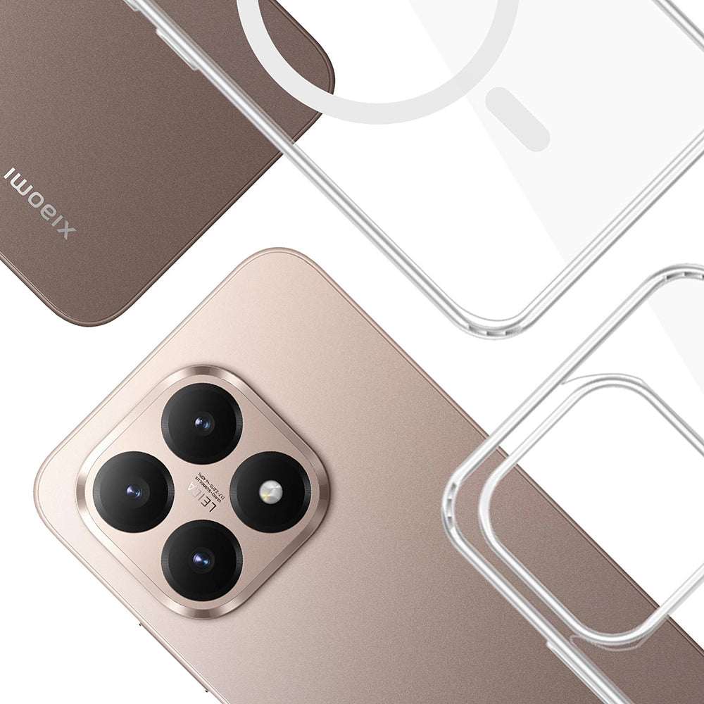 Futrola MagSafe za Xiaomi 15T, 3MK, Armor MagCase, Providna