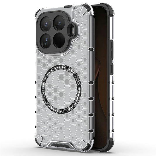 Futrola MagSafe za Xiaomi 15T Pro, Techsuit, HoneyComb Shield, Bela