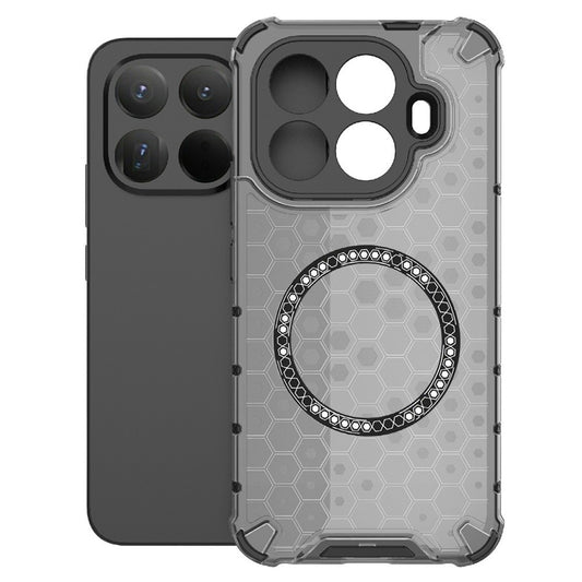 Futrola MagSafe za Xiaomi 15T Pro, Techsuit, HoneyComb Shield, Crna