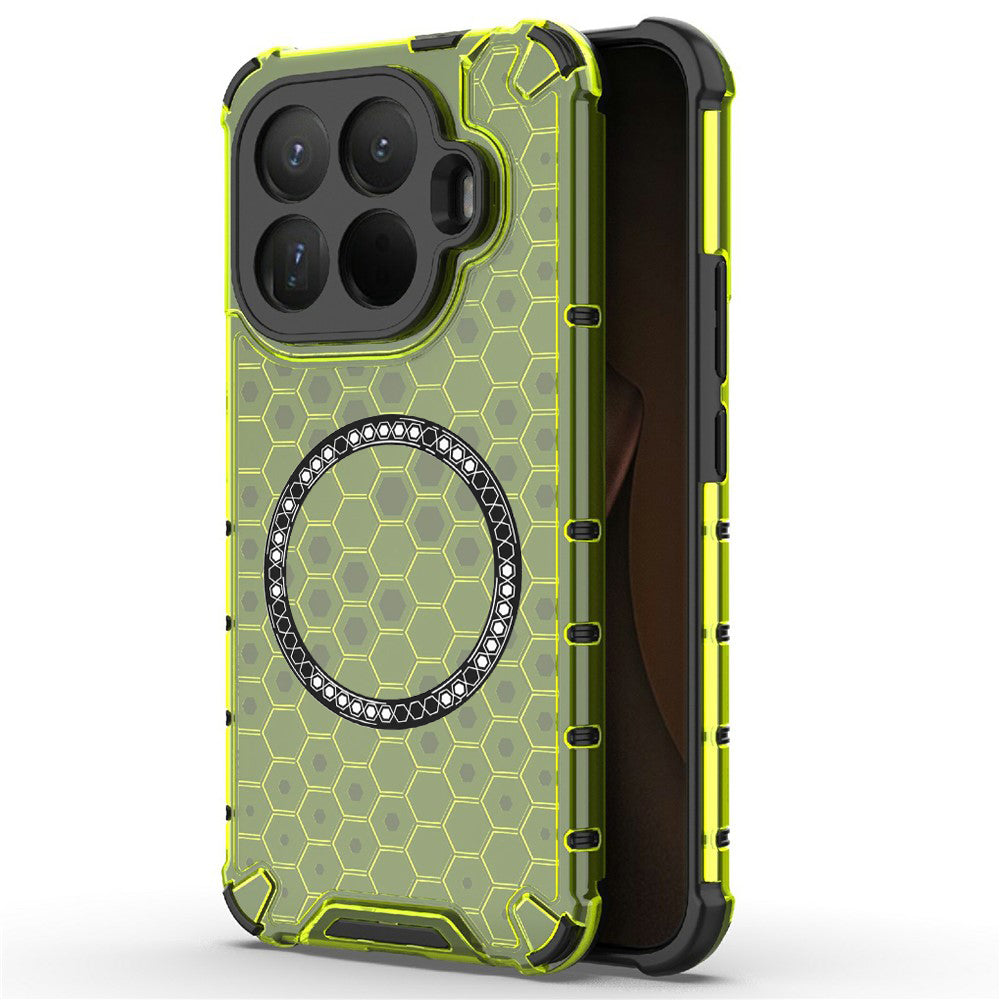 Futrola MagSafe za Xiaomi 15T Pro, Techsuit, HoneyComb Shield, Zelena