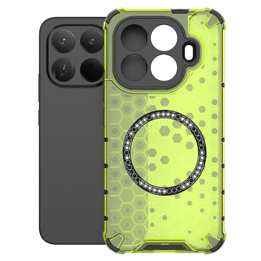 Futrola MagSafe za Xiaomi 15T Pro, Techsuit, HoneyComb Shield, Zelena