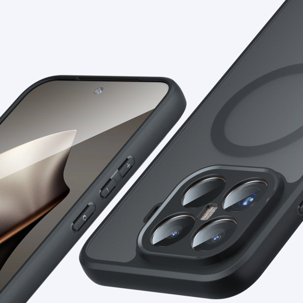 Futrola MagSafe za Xiaomi 15T Pro, Techsuit, PureFrost, Satensko Crna