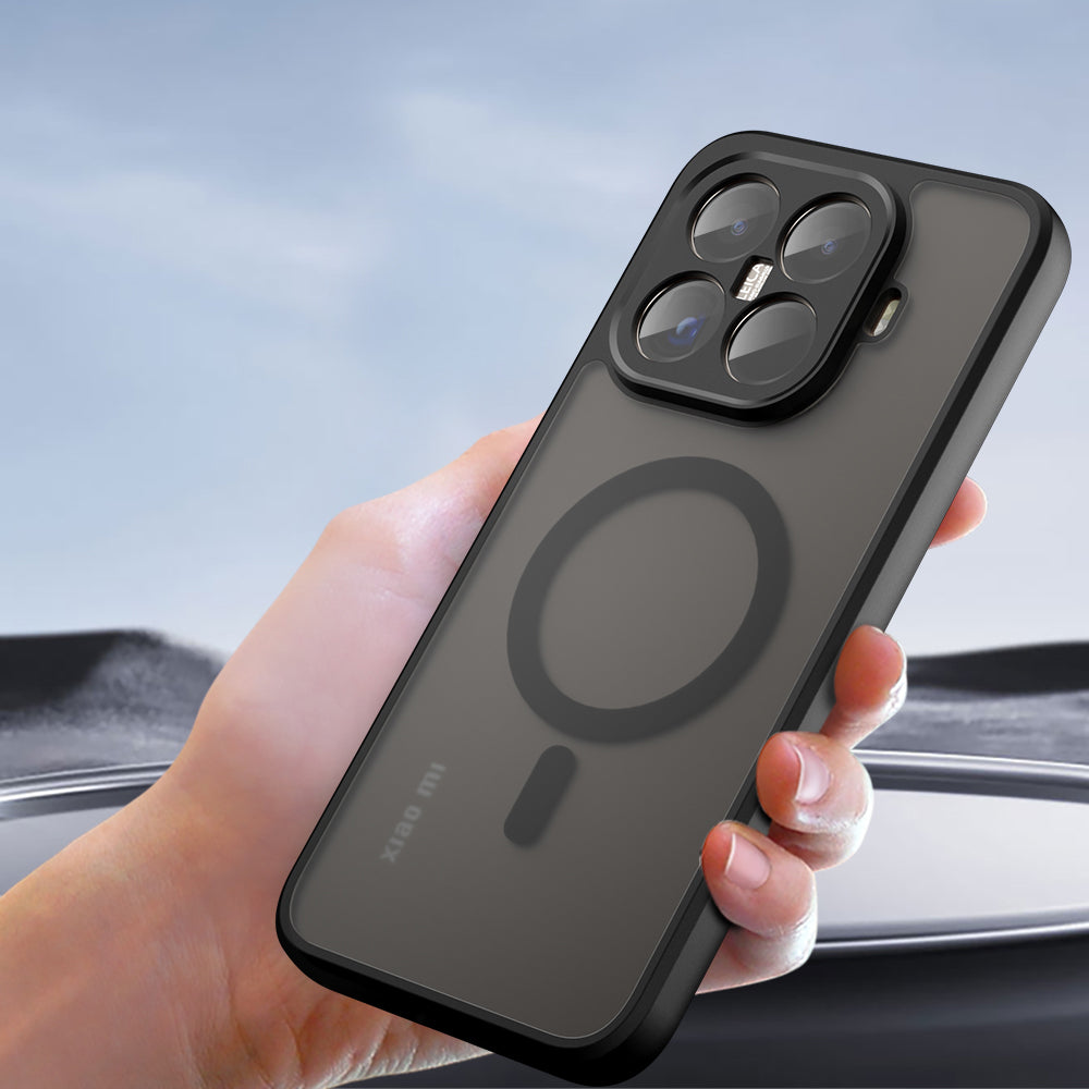 Futrola MagSafe za Xiaomi 15T Pro, Techsuit, PureFrost, Satensko Crna