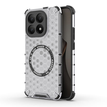 Futrola MagSafe za Xiaomi 15T, Techsuit, HoneyComb Shield, Bela