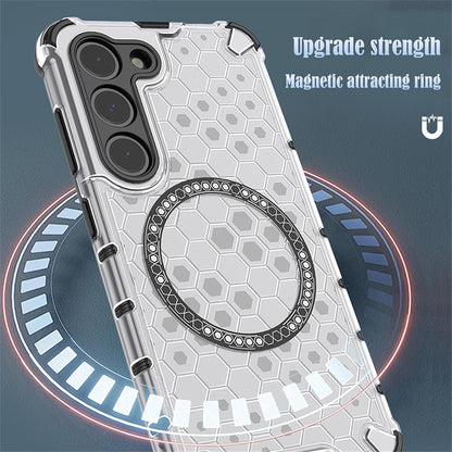 Futrola MagSafe za Xiaomi 15T, Techsuit, HoneyComb Shield, Bela