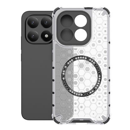 Futrola MagSafe za Xiaomi 15T, Techsuit, HoneyComb Shield, Bela