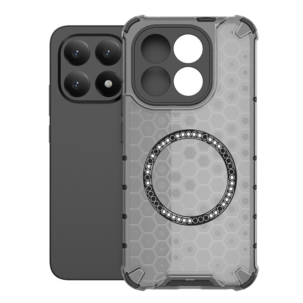Futrola MagSafe za Xiaomi 15T, Techsuit, HoneyComb Shield, Crna