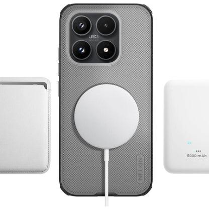 MagSafe futrola za Xiaomi 17, Nillkin, Super Shield Pro, Crna Providna