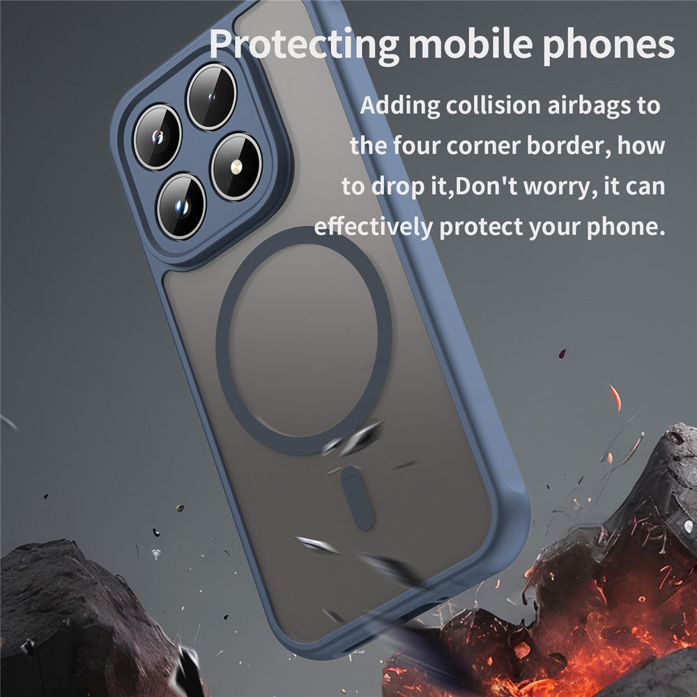 Futrola MagSafe za Xiaomi 17, Techsuit, HaloFrost II, Tamnoplava