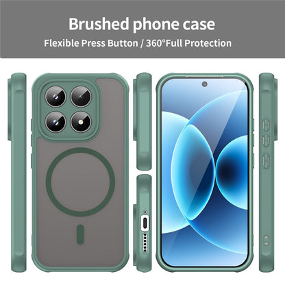 Futrola MagSafe za Xiaomi 17, Techsuit, HaloFrost II, Zelena