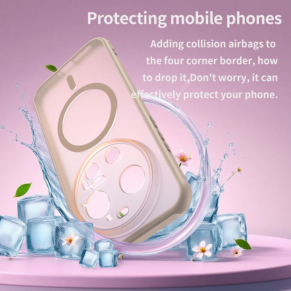 Futrola MagSafe za Xiaomi 17 Ultra, Techsuit, HaloFrost II, Zlatna