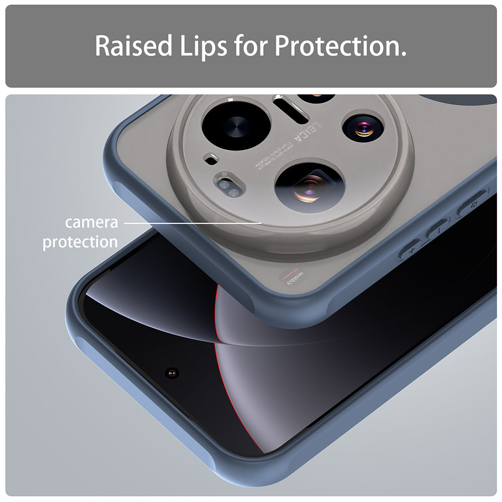 Futrola MagSafe za Xiaomi 17 Ultra, Techsuit, HaloFrost II, Tamnoplava