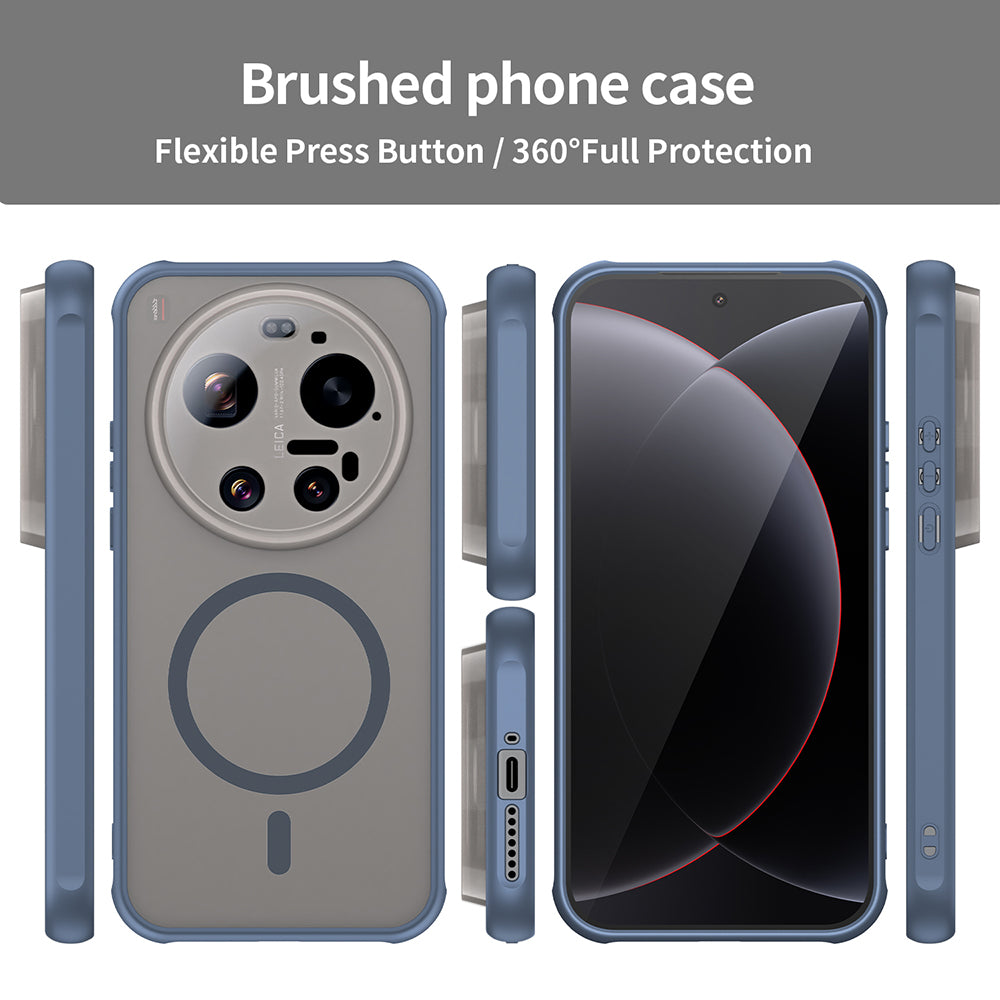 Futrola MagSafe za Xiaomi 17 Ultra, Techsuit, HaloFrost II, Tamnoplava