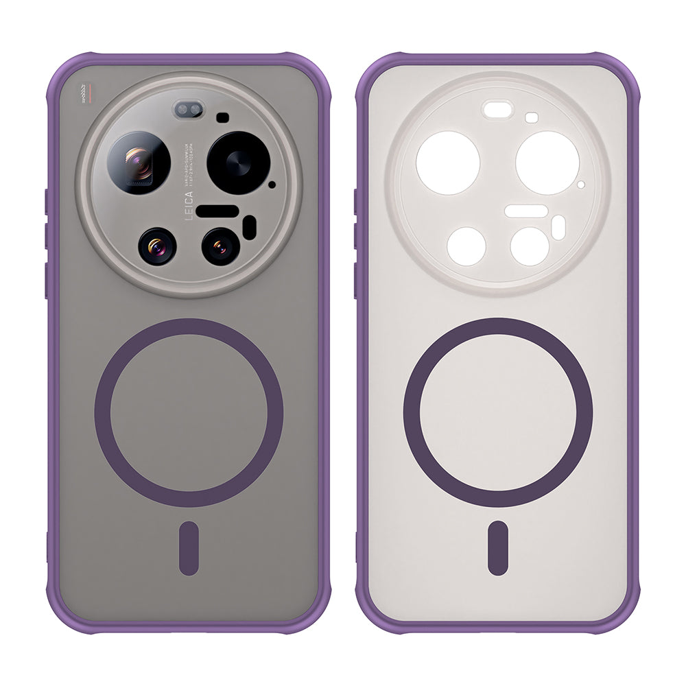 Futrola MagSafe za Xiaomi 17 Ultra, Techsuit, HaloFrost II, Ljubičasta