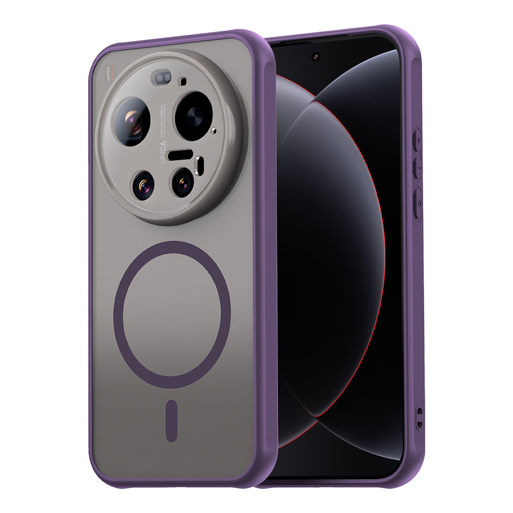 Futrola MagSafe za Xiaomi 17 Ultra, Techsuit, HaloFrost II, Ljubičasta