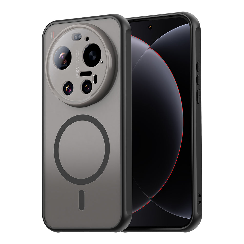 Futrola MagSafe za Xiaomi 17 Ultra, Techsuit, HaloFrost II, Crna
