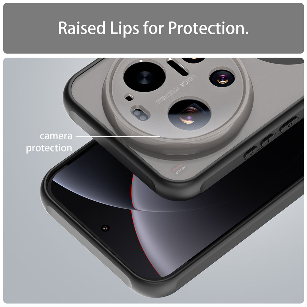 Futrola MagSafe za Xiaomi 17 Ultra, Techsuit, HaloFrost II, Crna