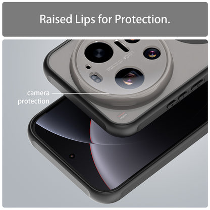 Futrola MagSafe za Xiaomi 17 Ultra, Techsuit, HaloFrost II, Crna
