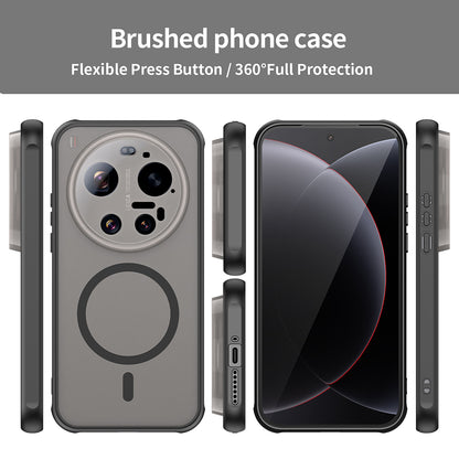 Futrola MagSafe za Xiaomi 17 Ultra, Techsuit, HaloFrost II, Crna