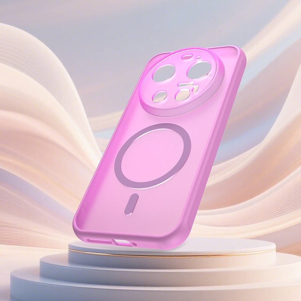 Futrola MagSafe za Xiaomi 17 Ultra, Techsuit, HaloFrost II, Roze